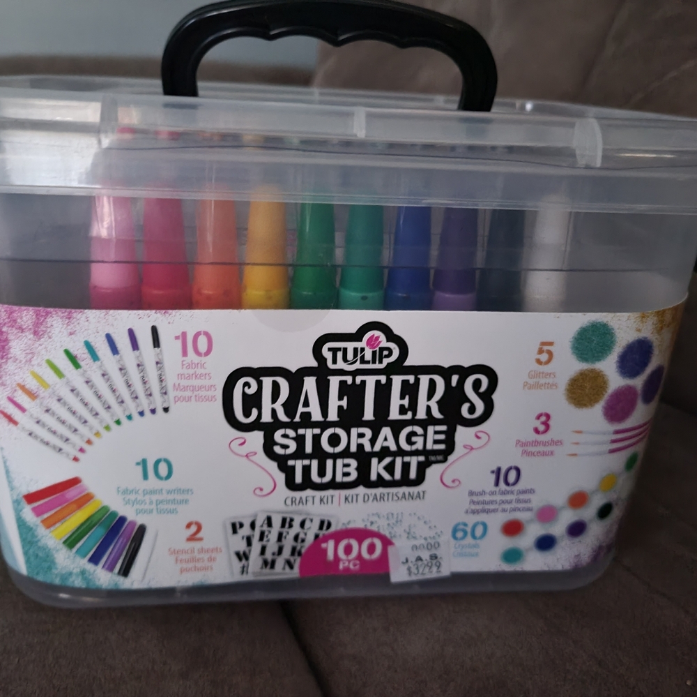 Tulip Crafter's Storage Tub Kit with Rainbow Colors